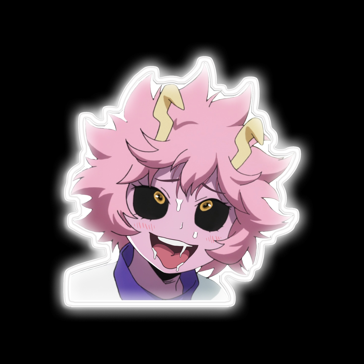 My hero academia ahegao face Mina neon sign USD165