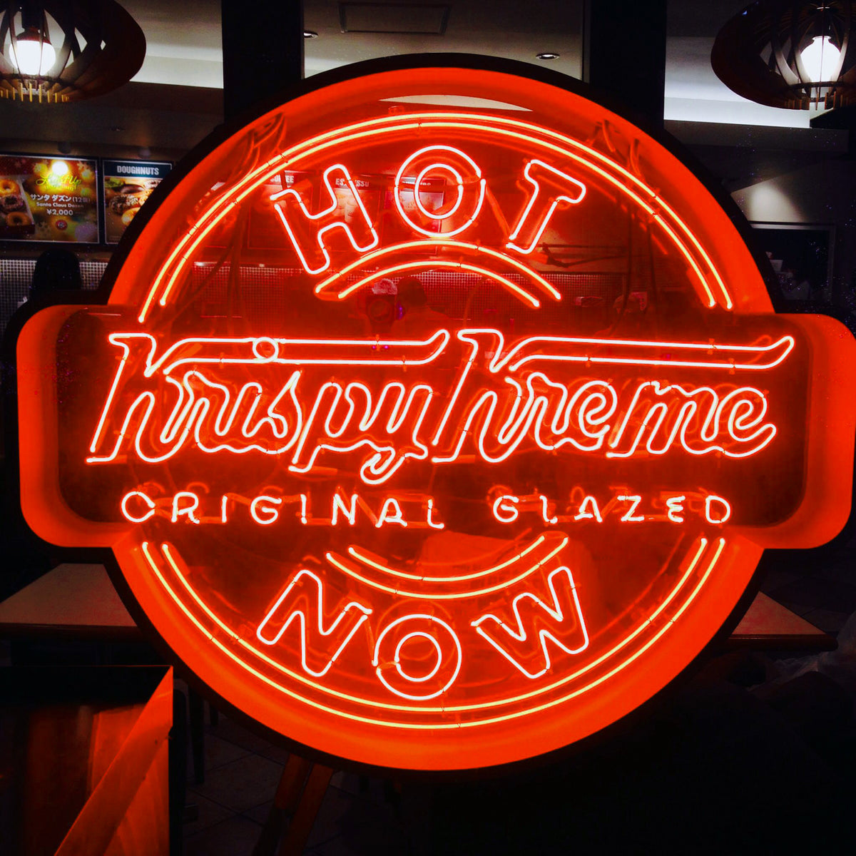 Krispy Kreme Neon Sign