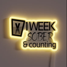 Load image into Gallery viewer, Recovery Milestone Symbol: 7 Days of Sobriety Celebrated Brightly
