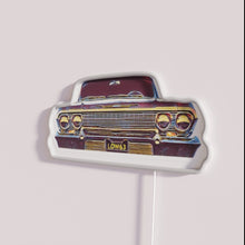 Load image into Gallery viewer, Retro Chic 1963 Chevy Impala Inspired Lowrider Neon Wall Decor