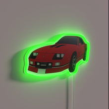 Load image into Gallery viewer, Vintage 1985 Chevy Camaro RGB LED Sign for Car Enthusiasts.