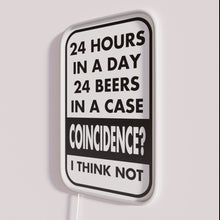 Load image into Gallery viewer, RGB Neon Sign 24 Pack Beer Case Illuminated Bar Decoration Gift