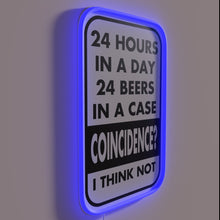 Load image into Gallery viewer, Brew lovers unite with vibrant, colorful neon beer case count