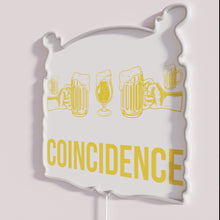 Load image into Gallery viewer, Neon bar decor featuring 24 pack beer case design