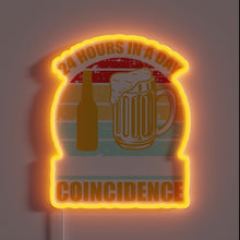 Load image into Gallery viewer, Coincidence or fate, time stands still with 24 hour glow