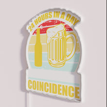 Load image into Gallery viewer, 24 Hours In A Day Chance Encounter RGB Neon Sign