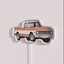 Load image into Gallery viewer, Vibrant 1967-1972 Chevrolet Orange C/10 Pickup Customizable RGB Neon Wall Decoration