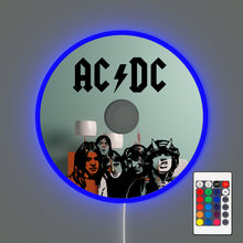 Load image into Gallery viewer, ACDC Disc CD wall mirror with RGB LED