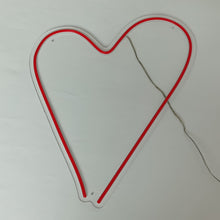 Load image into Gallery viewer, Beautiful red heart neon sign