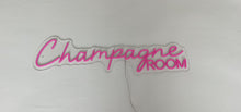 Load image into Gallery viewer, Champagne ROOM neon led off