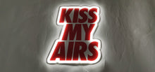 Load image into Gallery viewer, Kiss My Airs neon sign
