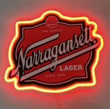 Load image into Gallery viewer, Narragansett Harpoon Wall Bar Decor RGB sign