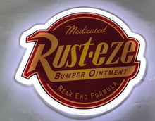 Load image into Gallery viewer, Rust eze Cars RGB neon sign