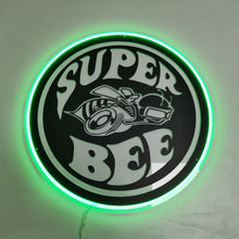 Load image into Gallery viewer, SUPER BEE Green neon sign