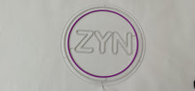 Load image into Gallery viewer, Zyn purple neon sign