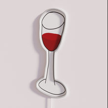 Load image into Gallery viewer, Unique RGB colored neon bar decor for wine lovers ambiance
