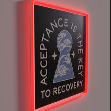 Load image into Gallery viewer, Neon Sign of Hope and Recovery for Sobriety Supporters