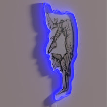 Load image into Gallery viewer, Vintage Neon Sign with Acrobat Elmer Character in RGB Color