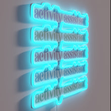 Load image into Gallery viewer, Motivational Support Team Assistant Colorful Neon Sign with RGB Lights