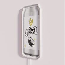 Load image into Gallery viewer, Vibrant Adios Sign in Ghost TIPA RGB Neon Lighting Style