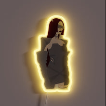 Load image into Gallery viewer, Ae K's Whiplash Icon Shines Bright with Vibrant RGB Neon Light.