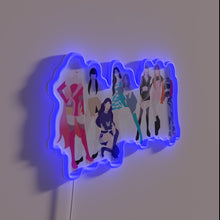 Load image into Gallery viewer, Official Aespa and Ae Girls Iconic RGB Neon Light Sign