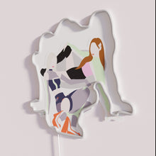 Load image into Gallery viewer, Ae Black Mamba & Giselle's Vibrant Neon Sign in RGB