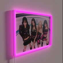 Load image into Gallery viewer, Aesthetic glow of K-pop group aespa's iconic 'Hot Mess' logo.
