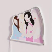 Load image into Gallery viewer, Neon Iconic Motivational Sign Aespa Life is Too Short Inspiration