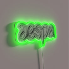 Load image into Gallery viewer, Add vibrant AESPA spirit to your space with colorful logo