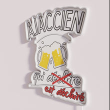 Load image into Gallery viewer, Unique Ajaccio beer enthusiast gifts for men with RGB lighting