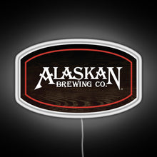 Load image into Gallery viewer, Alaskan Brewing Logo RGB neon sign white
