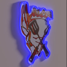 Load image into Gallery viewer, Vibrant Alcor BBQ LED Neon Sign with Color-Changing RGB Accents