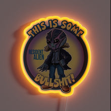 Load image into Gallery viewer, Unique Alien-Themed Neon Sign Perfect Christmas Gift for Fans Everywhere.