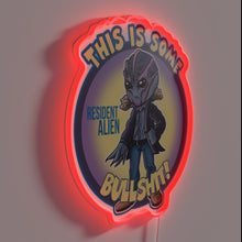 Load image into Gallery viewer, Alien I'm Not Human Graphic Novelty Perfect Christmas Gift Sign