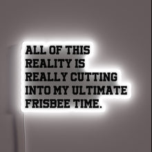 Load image into Gallery viewer, Comedic ultimate frisbee enthusiast's plea to prioritize fun and leisure