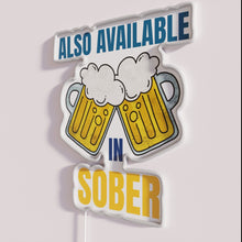 Load image into Gallery viewer, Vibrant also available in sober RGB neon wall decor lighting.