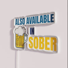 Load image into Gallery viewer, Neon bar decor alternative in sober RGB color scheme option