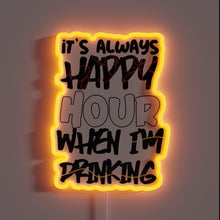 Load image into Gallery viewer, Vibrant RGB Neon Sign for Home Bars and Entertainment Spaces.