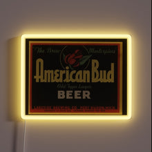 Load image into Gallery viewer, Vibrant Neon Sign Illuminates American Iconic Budweiser Branding Statement Style