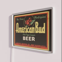 Load image into Gallery viewer, Vibrant RGB Neon Sign for American Bud Beer Enthusiasts Decor