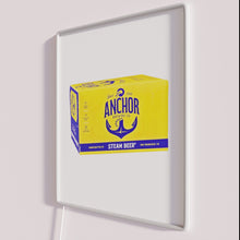 Load image into Gallery viewer, Vibrant Anchor Steam Brand Logo RGB Color Changing Neon Sign