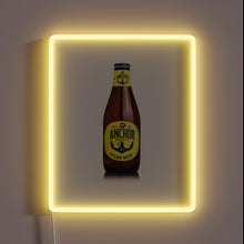 Load image into Gallery viewer, Vintage nautical style LED RGB neon anchor lighting decor kit.