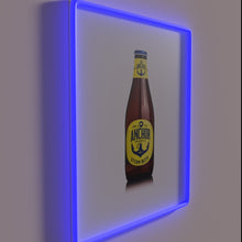 Load image into Gallery viewer, Nautical themed anchor steam engine powered by colorful neon glow