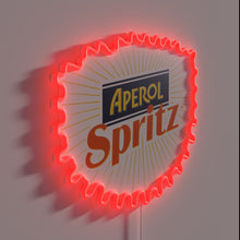 Load image into Gallery viewer, Aperol Lovers Rejoice: Vibrant RGB Neon Bar Sign Installation