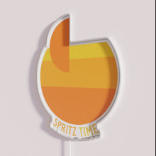 Load image into Gallery viewer, Brighten up your bar with vibrant Aperol Spritz themed decor lighting.