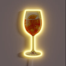 Load image into Gallery viewer, Brighten your bar with this vibrant Aperol Spritz inspired sign