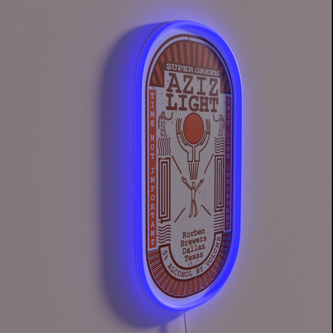 Aziz Light The Divine Brew Alternate Rgb Led Sign – Neon Factory