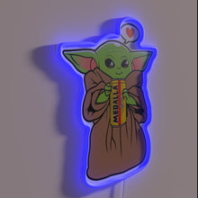 Load image into Gallery viewer, Modern nursery decoration with vibrant RGB color changing lights