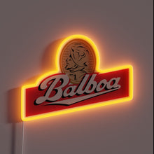 Load image into Gallery viewer, Neon Balboa Beer Sign with Vibrant RGB Lighting Effects